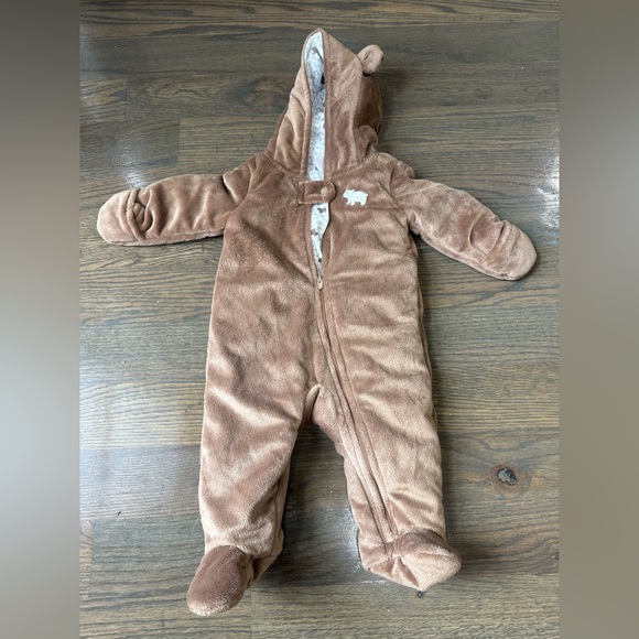 Carter's Soft Brown Kids Footie‎ - Picture 2 of 9